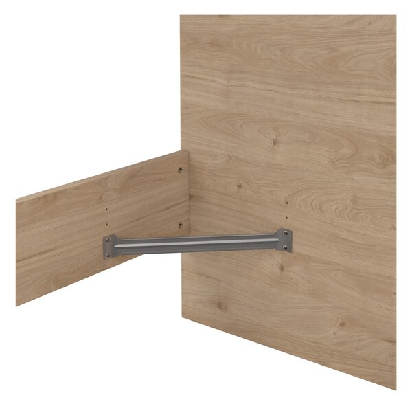 Łóżko dwuosobowe w dekorze dębu 160x200 cm Naia – Tvilum