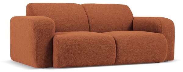 Brązowa sofa z materiału bouclé 170 cm Molino – Micadoni Home