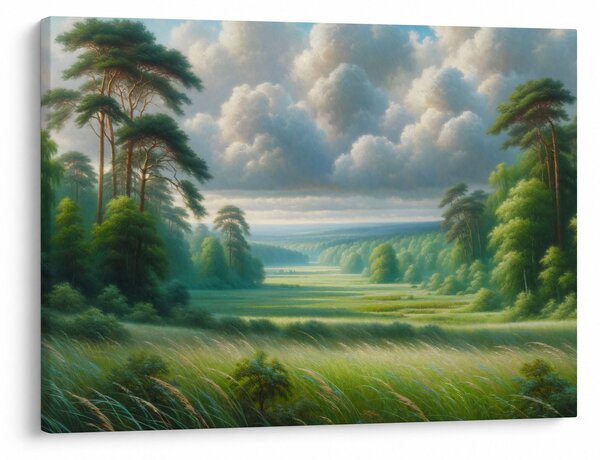 Obraz - Zielony krajobraz (70x50 cm)