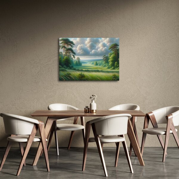 Obraz - Zielony krajobraz (70x50 cm)