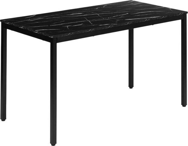 ModernHome NORD-MRBC Stó jadalniany, biurko, 120 x 60 cm, czarny marmur