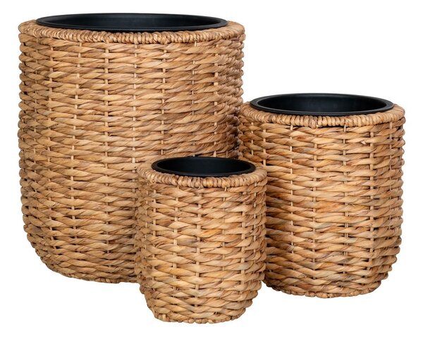 Doniczki z hiacyntu wodnego zestaw 3 szt. ø 49 cm Hanoi – House Nordic