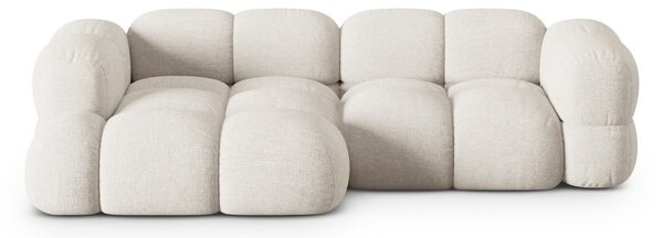 Beżowy narożnik (lewostronny/z szezlongiem) Loretto – Cosmopolitan Design