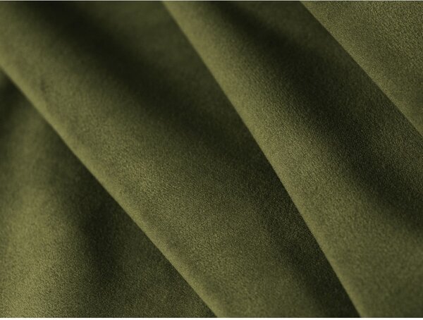 Zielona aksamitna rozkładana/ze schowkiem sofa 262 cm Tonale – Cosmopolitan Design