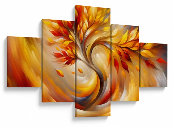 Obraz - Jesienne drzewo (125x70 cm)