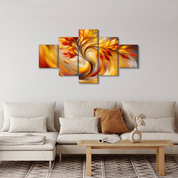 Obraz - Jesienne drzewo (125x70 cm)