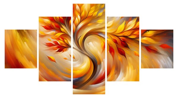 Obraz - Jesienne drzewo (125x70 cm)