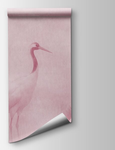 Fototapeta Grupa ptaków na tle zamglonego krajobrazu, Fototapety Natura, Popularne Fototapety, t01089v1 - Tapeko.pl