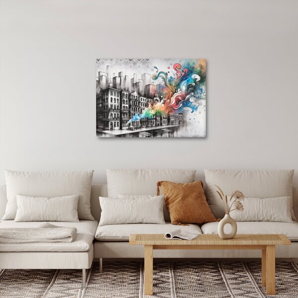 Obraz - Przemysłowe życie (70x50 cm)