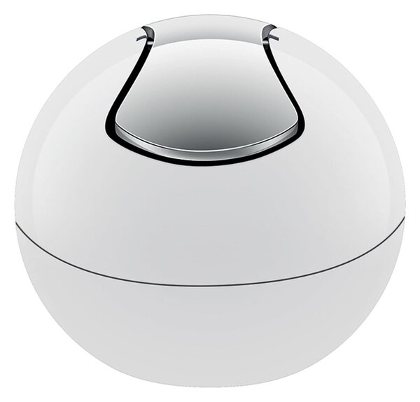 Biały plastikowy kosz na śmieci 1 l Bowl – Spirella