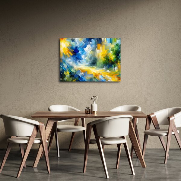 Obraz - Abstrakcyjny słoneczny dzień (70x50 cm)