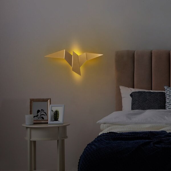 Kinkiet LED w kolorze złota Pacali – Opviq lights