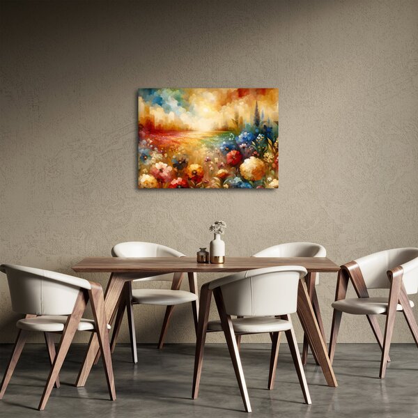Obraz - Kolorowa łąka (70x50 cm)