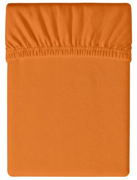 Prześcieradło jersey HIGHFIT pomarańczowe 90 x 200 cm