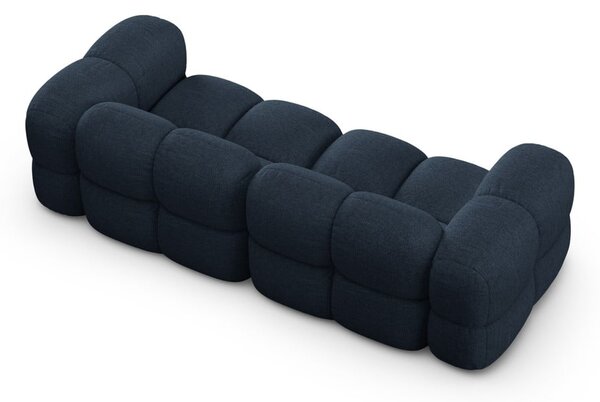 Ciemnoniebieska sofa 250 cm Loretto – Cosmopolitan Design