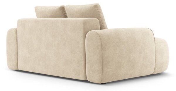 Beżowa aksamitna sofa 175 cm Linz – Cosmopolitan Design