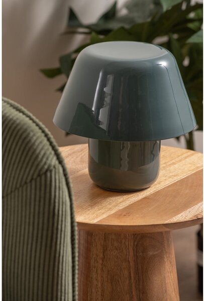 Ciemnoniebieska lampa stołowa (wysokość 19 cm) Afan – Leitmotiv