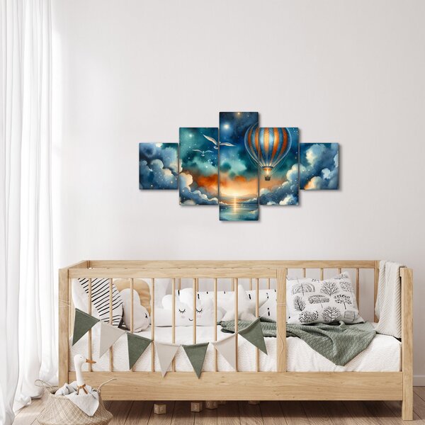 Obraz - Lot pod nocnym niebem (125x70 cm)