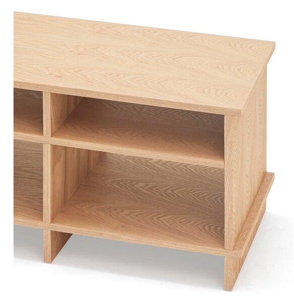 Szafka pod TV w dekorze dębu w naturalnym kolorze 180x50x40 cm Inari – Teulat
