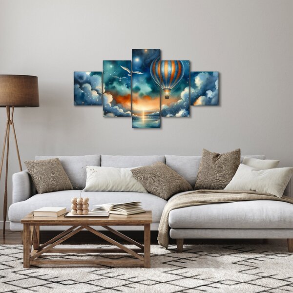 Obraz - Lot pod nocnym niebem (125x70 cm)