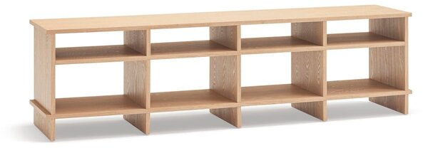 Szafka pod TV w dekorze dębu w naturalnym kolorze 180x50x40 cm Inari – Teulat
