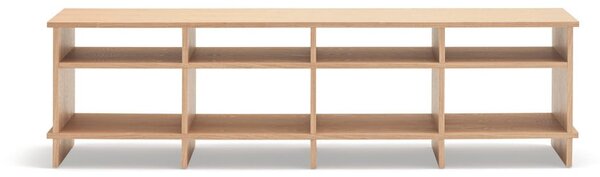Szafka pod TV w dekorze dębu w naturalnym kolorze 180x50x40 cm Inari – Teulat
