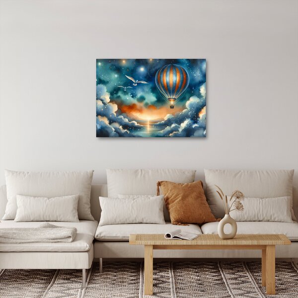 Obraz - Lot pod nocnym niebem (70x50 cm)