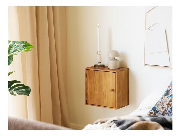 Wielopoziomowa półka z litego drewna dębowego w naturalnym kolorze 18 cm Townsville – House Nordic