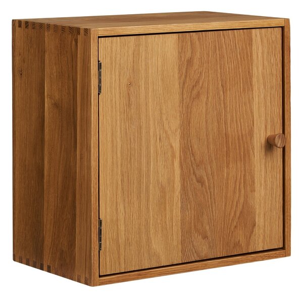 Wielopoziomowa półka z litego drewna dębowego w naturalnym kolorze 18 cm Townsville – House Nordic