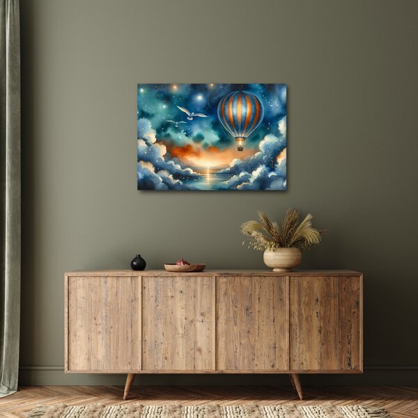 Obraz - Lot pod nocnym niebem (70x50 cm)
