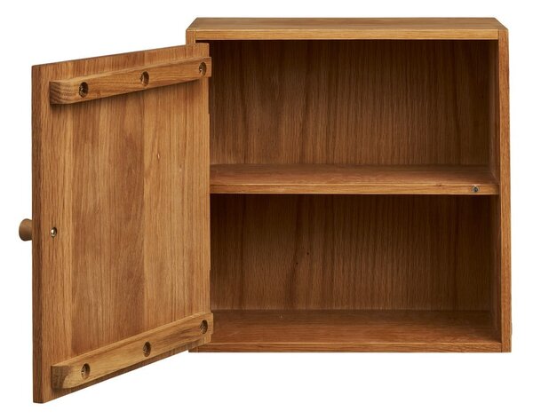 Wielopoziomowa półka z litego drewna dębowego w naturalnym kolorze 18 cm Townsville – House Nordic