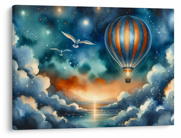 Obraz - Lot pod nocnym niebem (70x50 cm)