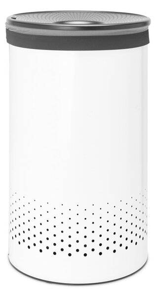Biały metalowy kosz na pranie 60 l – Brabantia