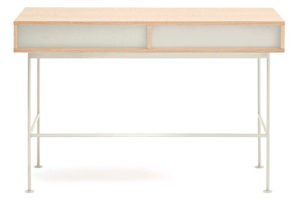 Biurko z blatem w dekorze dębu 60x120 cm Yoko – Teulat