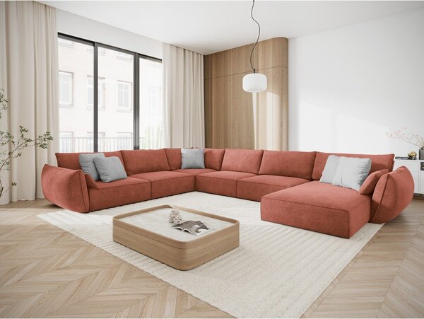 Czerwony narożnik (lewostronny) Vanda – Mazzini Sofas