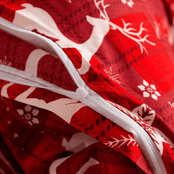Pościel z mikrofibry VELVET CHRISTMAS czerwone Rozmiar pościeli: 70 x 90 cm | 140 x 220 cm