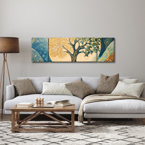 Obraz – Drzewo życia w księżycu (170x50 cm)