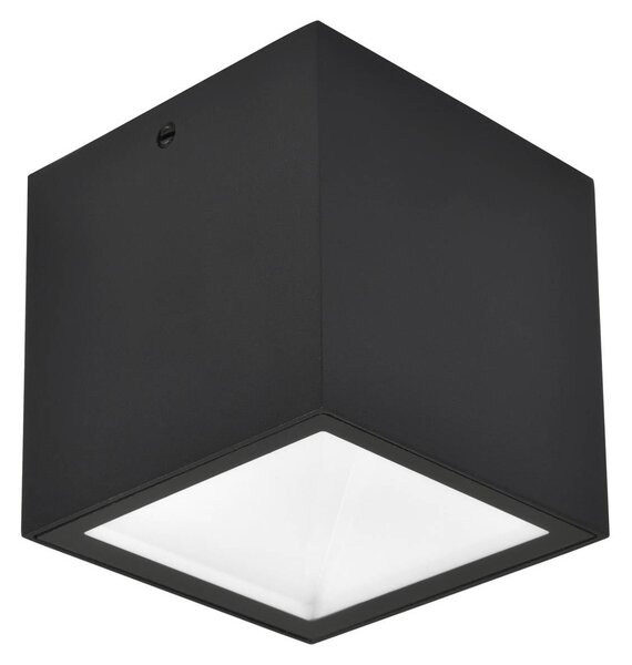 LUTEC Zewnętrzna lampa sufitowa zewnętrzna LED GEMINI, czarna, 9 x cm, IP65 GEMINI, czarny, aluminium, nowoczesny