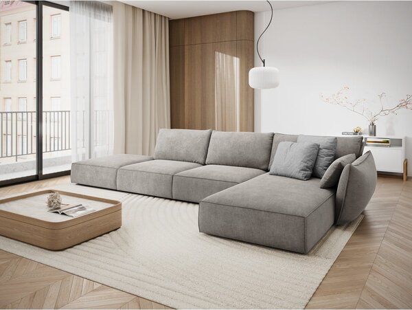 Jasnoszary narożnik (prawostronny) Vanda – Mazzini Sofas