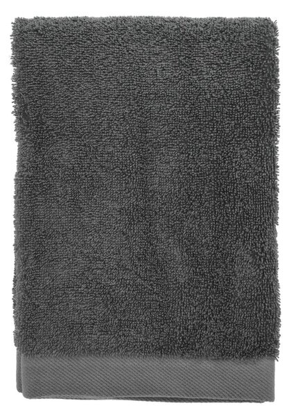 Ciemnoszary bawełniany ręcznik kąpielowy frotte 70x140 cm Comfort – Södahl