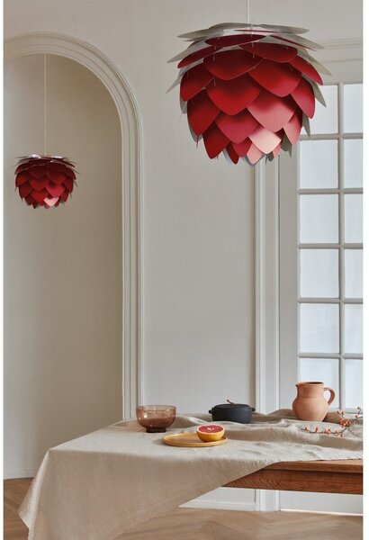 Bordowy abażur ø 59 cm Aluvia – UMAGE