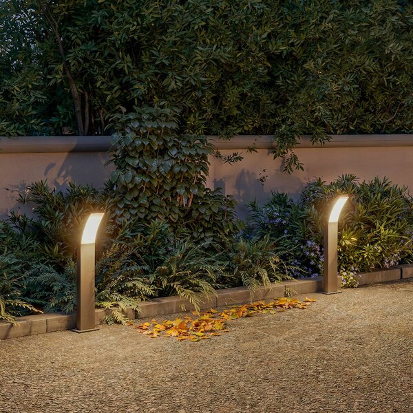 Philips Słupek oświetleniowy LED Splay UE, 60 cm, antracyt, IP44, czarny, aluminium