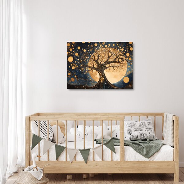 Obraz na szkle – Surrealistyczne drzewo (70x50 cm)