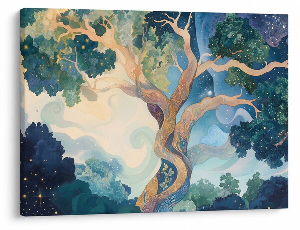 Obraz – Kosmiczne drzewo (70x50 cm)