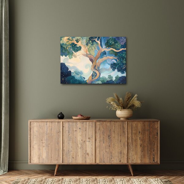 Obraz – Kosmiczne drzewo (70x50 cm)