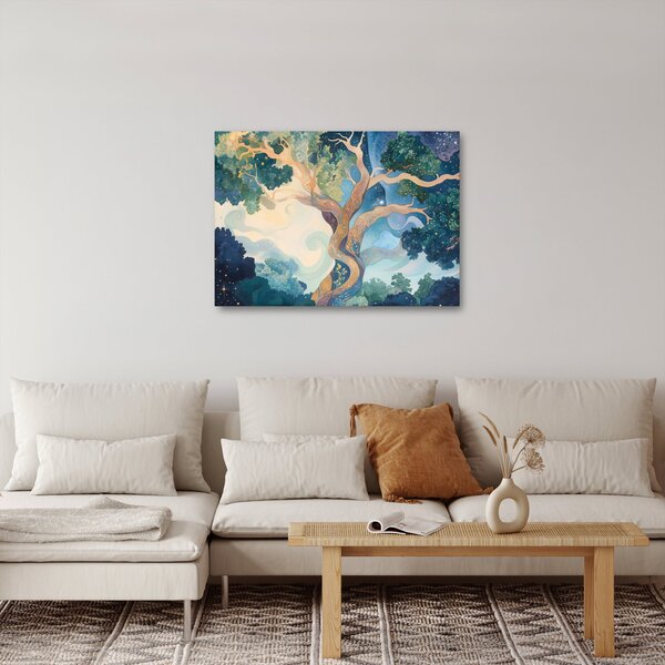 Obraz – Kosmiczne drzewo (70x50 cm)