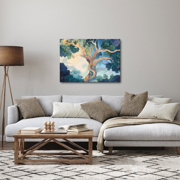 Obraz – Kosmiczne drzewo (70x50 cm)