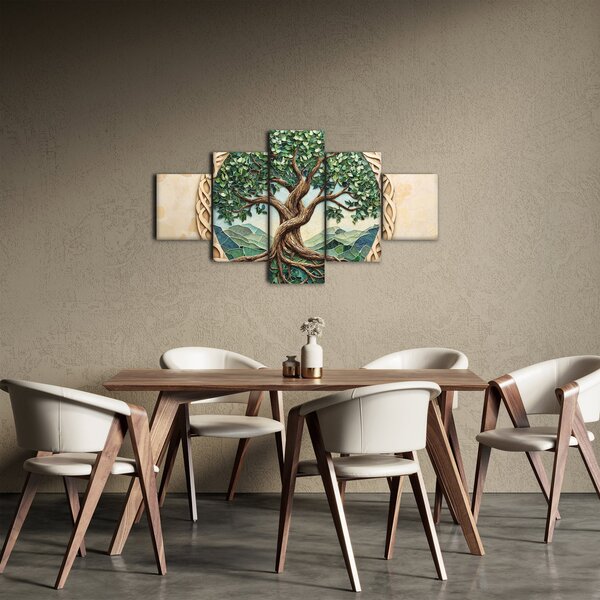 Obraz – Splecione drzewo życia (125x70 cm)
