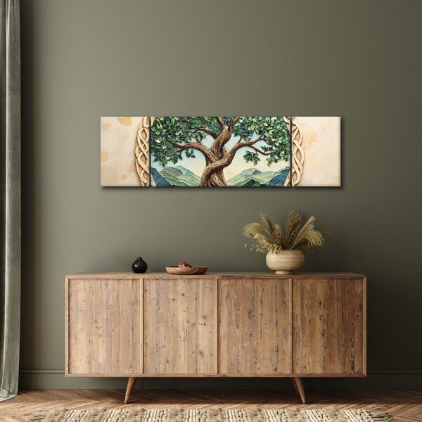 Obraz – Splecione drzewo życia (170x50 cm)