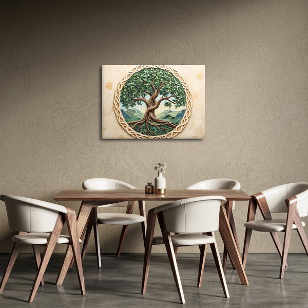 Obraz – Splecione drzewo życia (70x50 cm)